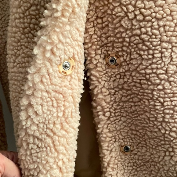 Sage The Label Tan Teddy Coat - Picture 4 of 7